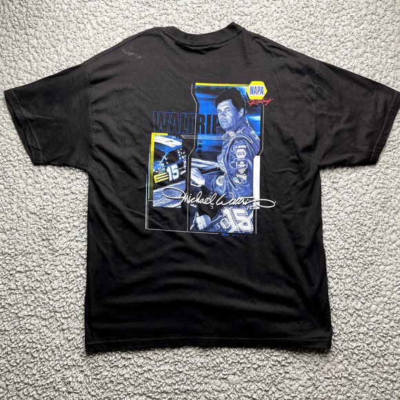 Michael Waltrip Autographed Shirt Mens Size Large Chase Authentics Nascar Napa - Picture 7 of 9